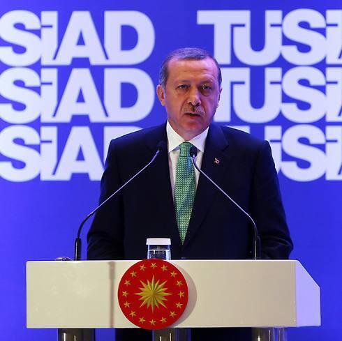President Tayyip Erdogan speaking at the first Latin American Muslim Leaders Summit in Istanbul on Saturday. (Photo: Reuters)
