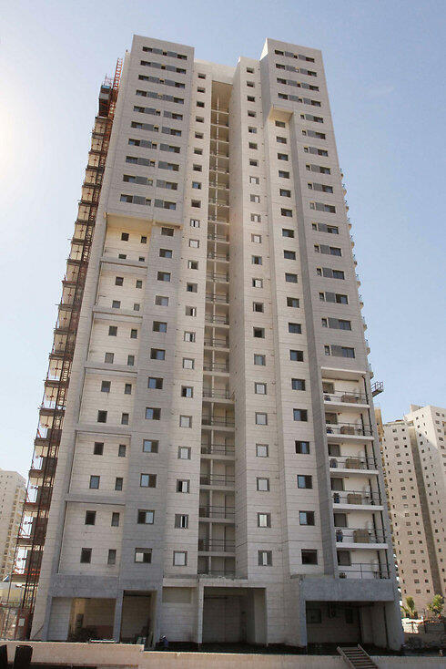 The building Netanel was working on (Photo: Ido Erez) (צילום: עידו ארז ) The building Netanel was working on (Photo: Ido Erez)