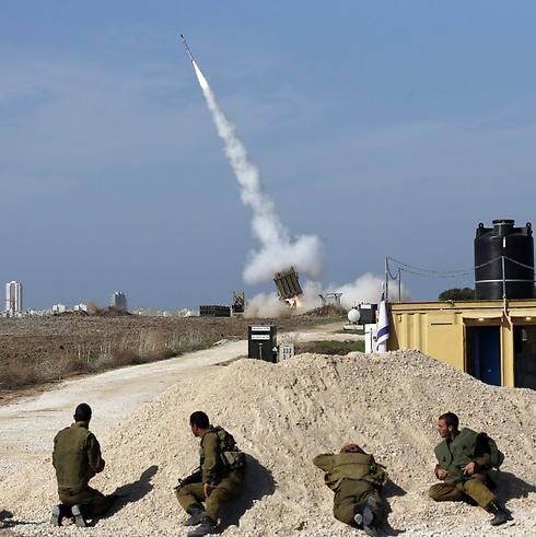 Iron Dome launches interceptor during Operation Protective Edge (Photo: Reuters)