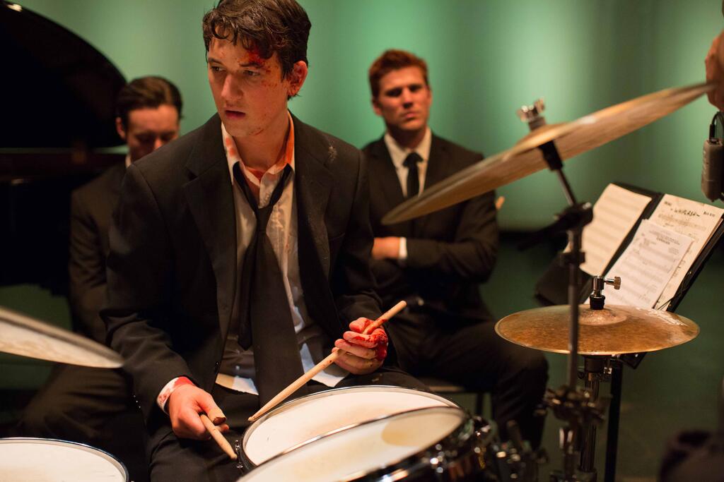 Miles Teller as the young drummer Andrew Neiman in 'Whiplash' Miles Teller as the young drummer Andrew Neiman in 'Whiplash'