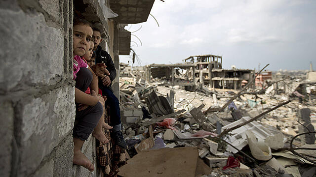 Destruction in Gaza after Operation Protective Edge. (Photo: AFP)