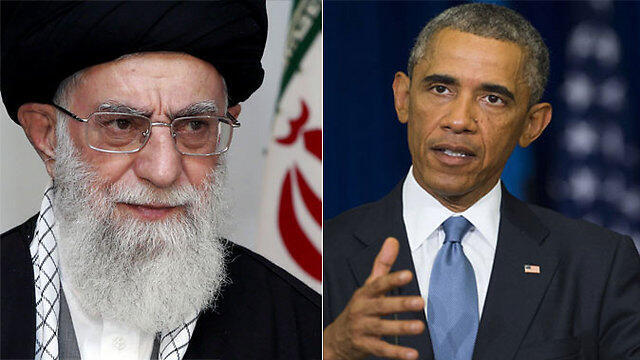 US President Obama and Iran's supreme leader Khameneinullnull US President Obama and Iran's supreme leader Khamenei