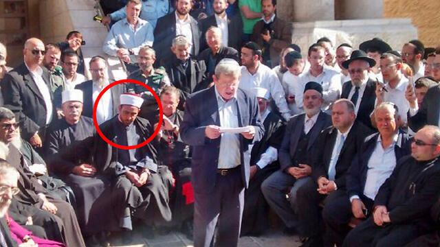 Aasi at the Har Knof meeting (Photo: Tatzpit)