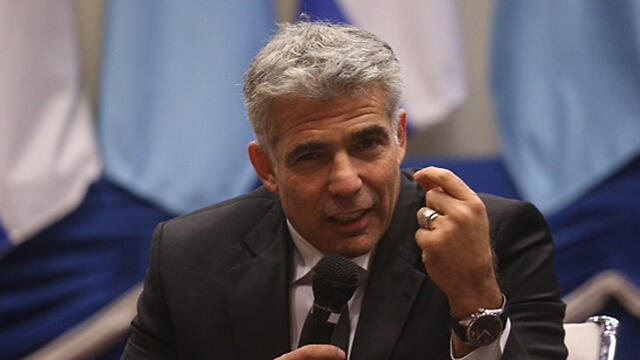 Finance Minister Yair Lapid at Tel Aviv University (Photo: Motti Kimchi) (צילום: מוטי קמחי) Finance Minister Yair Lapid at Tel Aviv University (Photo: Motti Kimchi)