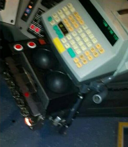 Blood spots seen after the attack on Verdiger (Photo: 0404 news)