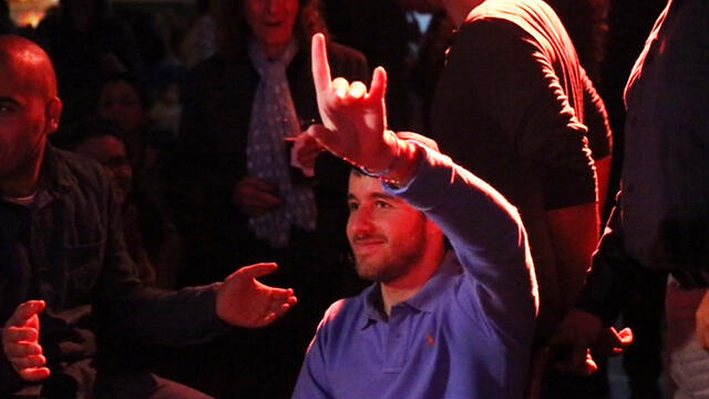 Ohad Ben-Yishai at his 20th birthday party. (Photo: Motti Kimchi) (צילום: מוטי קמחי ) Ohad Ben-Yishai at his 20th birthday party. (Photo: Motti Kimchi)