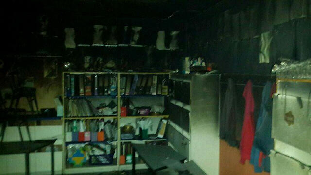 Classroom after the fire