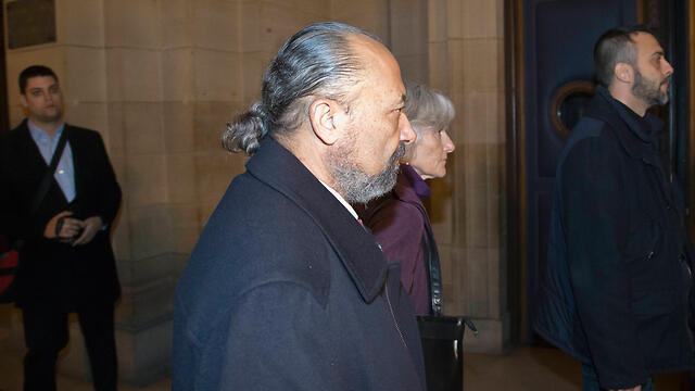 Lee Zeitouni's parents outside the French court where the verdict for their daughter's killers was announced. (Photo: Associated Press)