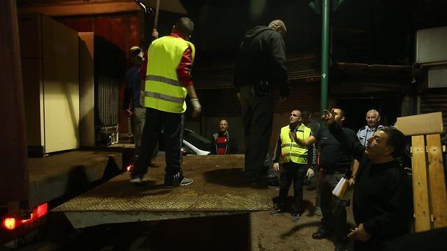 Полиция в Южном Тель-Авиве. Фото: Моти Кимхи, архив