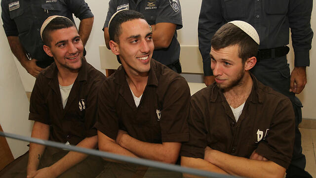The three suspects behind Jerusalem school arson. (Photo: Ido Erez)