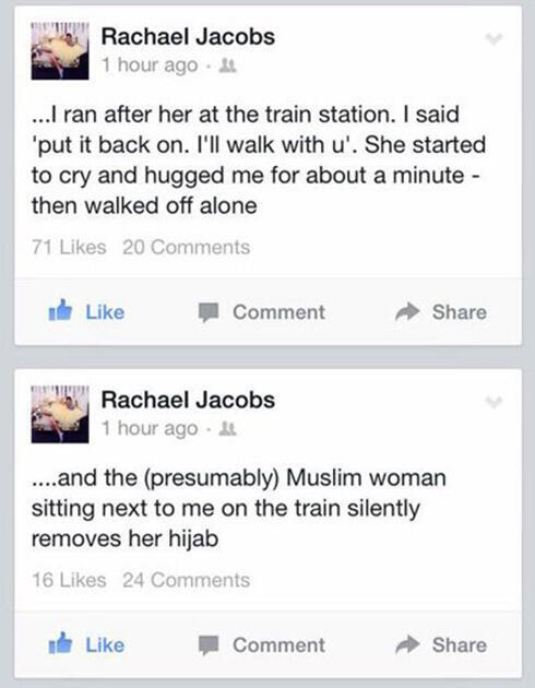 Jacobs' post that sparked the campaign.