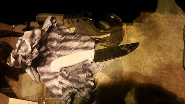 Knife confiscated from teen (Photo: Israel Police)