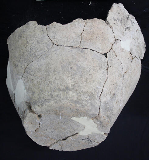 Fragments were chemically analyzed for organic materials. (Photo: Israel Antiquities Authority) ( צילום: באדיבות רשות העתיקות) Fragments were chemically analyzed for organic materials. (Photo: Israel Antiquities Authority)