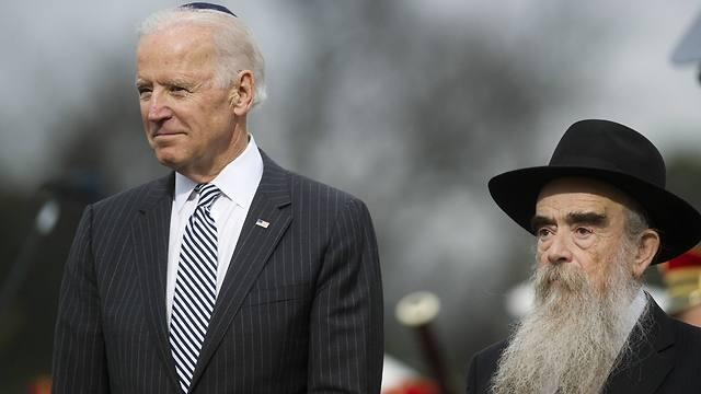 Biden lights Hanukkah candles in Washington. (Photo: Associated Press)
