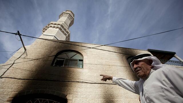 The exterior of the mosque after the fire in November. (Photo: Associated Press)