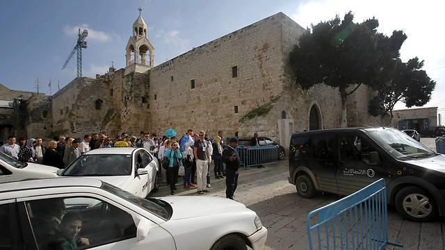 The area around the Church of the Nativity is especially crowded. (Photo: AP)