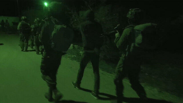 IDF force in Samaria (Photo: IDF Spokesperson's Unit)