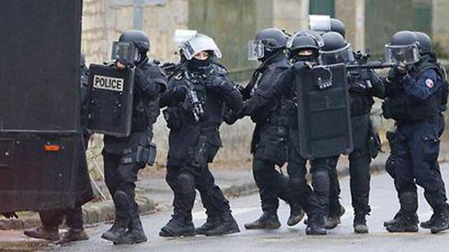 French police special forces have cornered the suspects. 