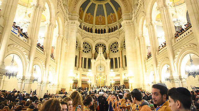 Paris synagogue. 'Some liberal Jews will become more Zionist, while others will drift away or look for immigration options in North America and Australia' (Photo: Israel Bardugo) 
