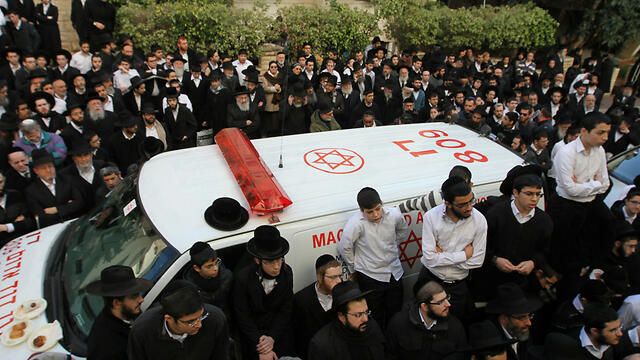 Yoav Hattab's funeral procession (Photo: Ido Erez)
