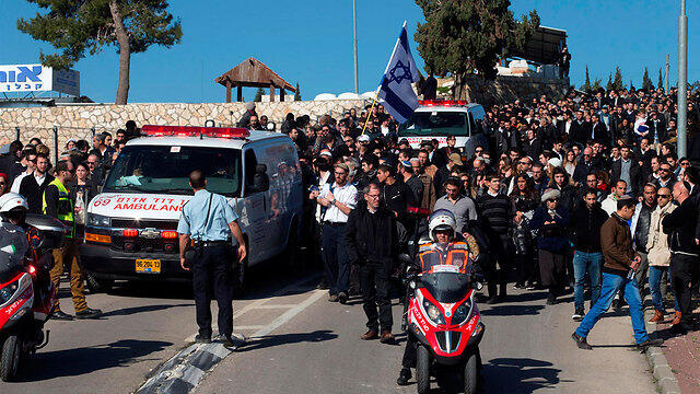 Funeral of French victims (Photo: Amit Shaabi)