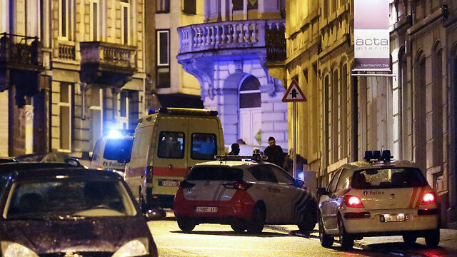 Scene of raid in Belgium (Photo: AFP)