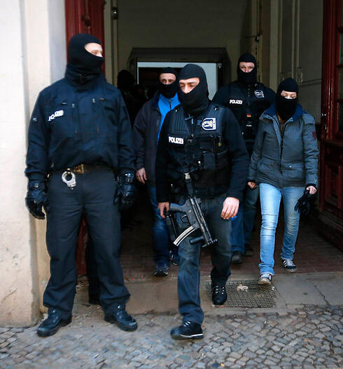 Police after Berlin raid. (Photo: Reuters)
