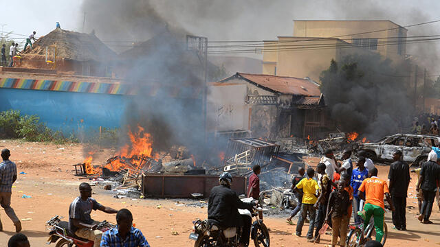 Anti-Charlie Hebdo riots Niger. (Photo: AFP)
