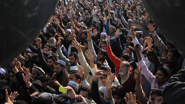 Pakistan protest. (Photo: MCT)