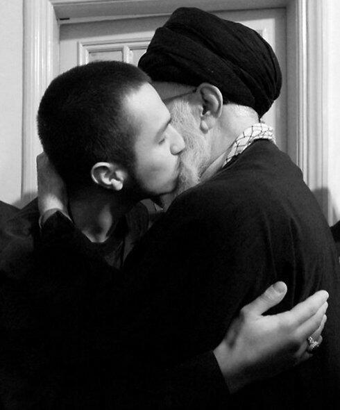 Better days in Iran:Jihad Mughniyeh meets with Ayatollah Khamenei.