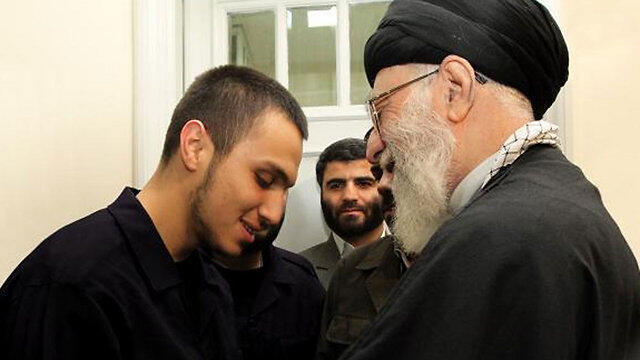 Better days in Iran:Jihad Mughniyeh meets with Ayatollah Khamenei.