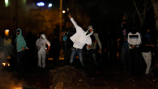 Rioters in Rahat. (Photo: Reuters)