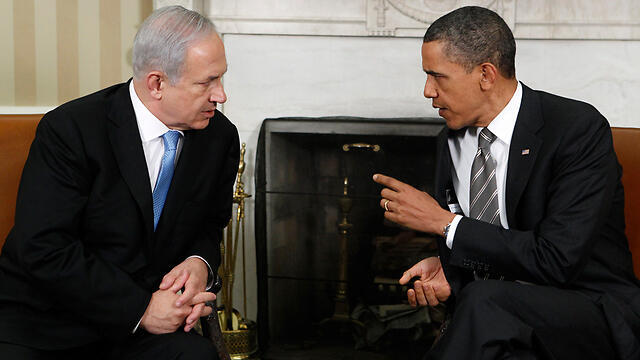 Prime Minister Benjamin Netanyahu with US President Barack Obama in a White House meeting (Archive Photo: Reuters)