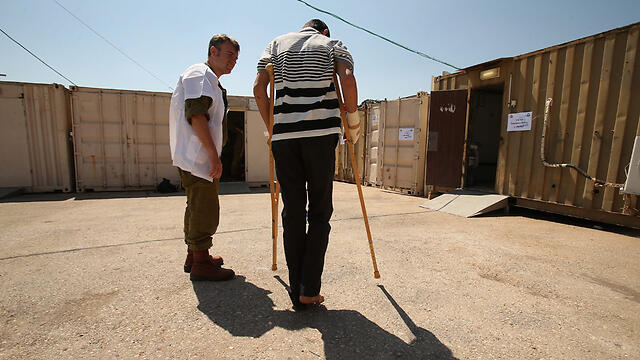 Golan Heights field hospital  (Photo: Elad Gershgoren)