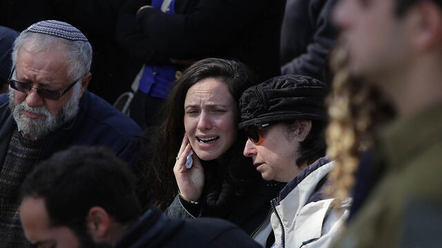 Funeral for Major Yochai Kalangel in Jerusalem (Photo: Ohad Zwigenberg)