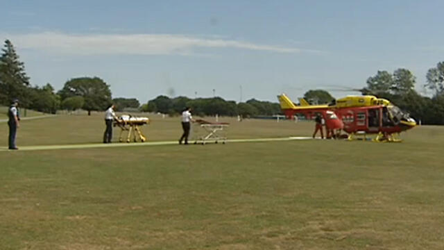 Rescue teams evacuating wounded (Photo: One News)