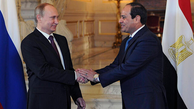 Russian President Putin meets with Egyptian President a-Sisi (Photo: Reuters)