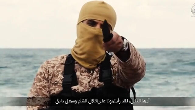 English-speaking jihadist addresses West in video