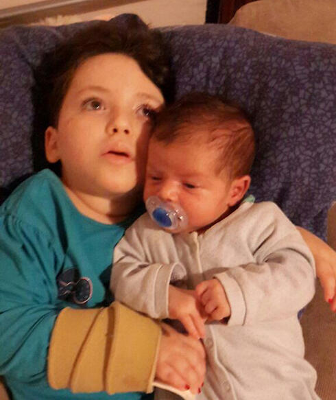 Adele Biton with her little brother in a photo taken a few days agonullnull Adele Biton with her little brother in a photo taken a few days ago