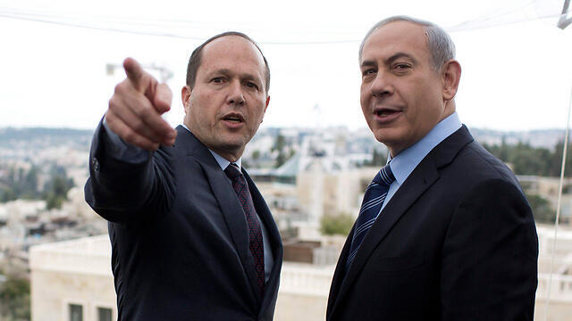 Prime Minister Benjamin Netanyahu and Jerusalem Mayor Nir Barkat