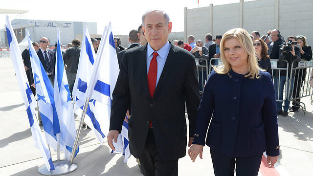 Netanyahu takes off for US (Photo: GPO)