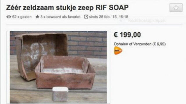 Soap reportedly from Holocaust being sold online. 
