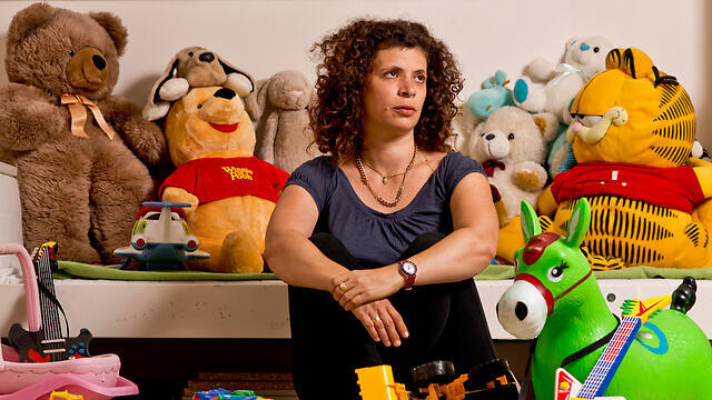 Lt.-Col. Dolev Keidar's widow, Michal Kesten-Keidar (Photo: Yuval Chen)