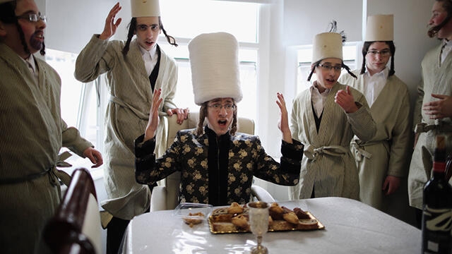 Celebrating Purim in a London Haredi community