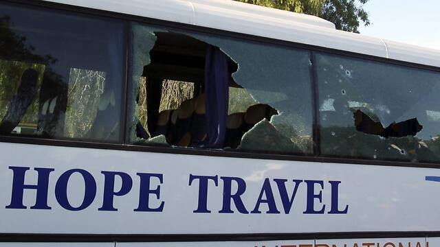 Tourist bus damaged during attack. (Photo: Reuters) (Photo: Reuters) Tourist bus damaged during attack. (Photo: Reuters)