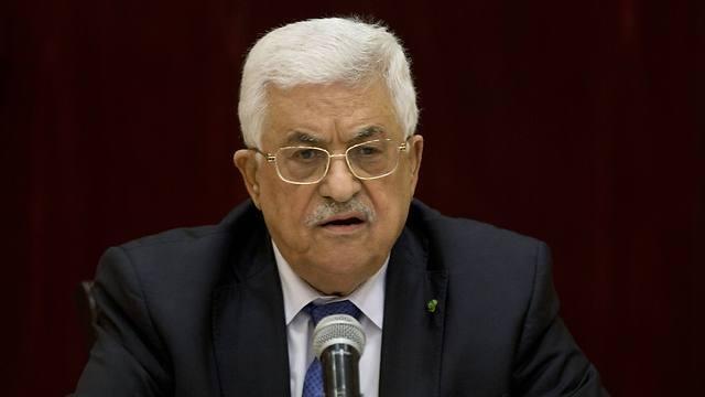 Mahmoud Abbas attends a special meeting of the Palestinian leadership in Ramallah (Photo: AP)