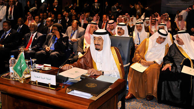 Arab leaders meeting in Sharm el-Sheikh on Saturday (Photo: EPA)