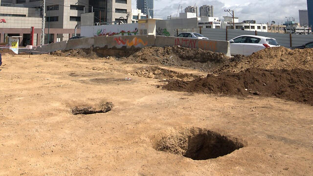 Excavations in Tel Aviv (Photo: IAA) (צילום: עתליה פדידה, באדיבות רשות העתיקות) Excavations in Tel Aviv (Photo: IAA)