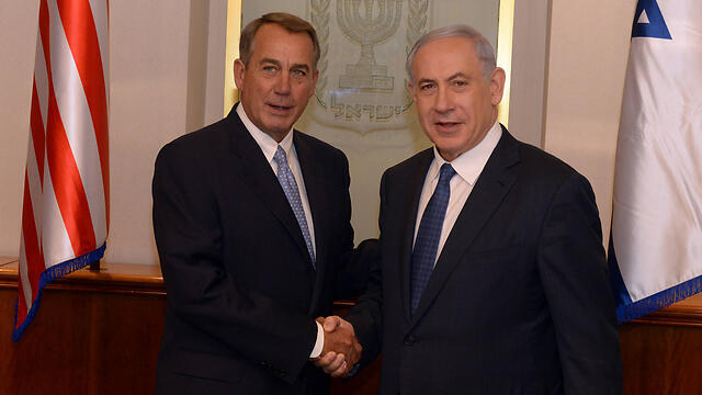 US Speaker and Israeli PM (Photo: GPO) (צילום: חיים צח, לע"מ) US Speaker and Israeli PM (Photo: GPO)