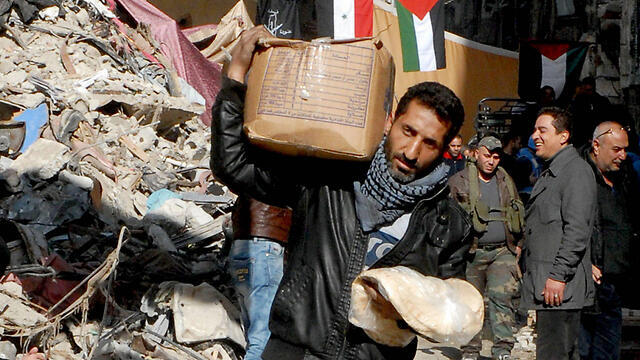 Palestinian refugee camp in Yarmouk, Syria (Photo: EPA)
